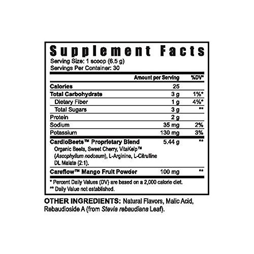 CardioBeets Organic Red Beets cardiovascular nutrients & More 195gm