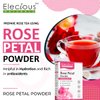 Elecious Pure Rose Petals Powder for Face, Skin and Hair Chemical-Free, Preservative Free, Non-GMO, No Artificial Color Added Moisturizes Dry Hair Cells 200gm