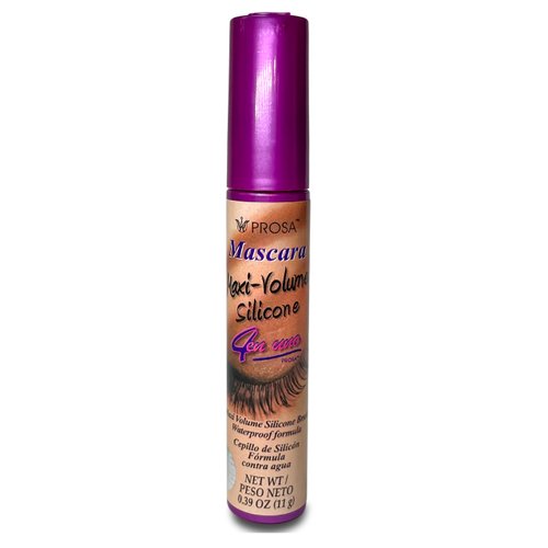 Super Lash Mascara Maxi Volume Silicone Waterproof Formula - Bold & Long Lasting, Black