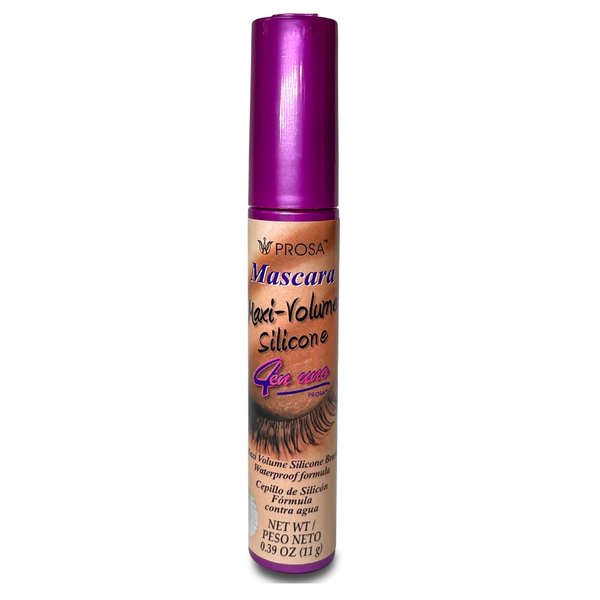 Super Lash Mascara Maxi Volume Silicone Waterproof Formula - Bold & Long Lasting, Black
