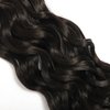 BAESITTE Ocean Wave Crochet Hair 20 inch Soft Hawaii Wavy Braiding Hair 4 Packs Hawaii Wavy Synthetic Crochet Hair Long Curly Hair Extensions #4 Natural Black Color 90g