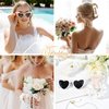 Bridal Shower Gifts for Women Bride To Be Gift Set Bride Hair Clip Claw Clip Accessories Bride Hair Scrunchie Bride Sunglasses Bachelorette Party Wedding Gifts