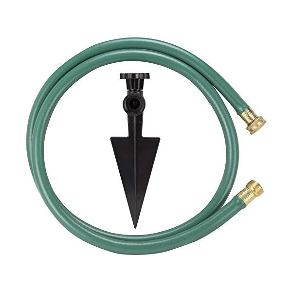 Rocky Mountain Goods Garden Faucet Hose Extender - 6 Foot Garden Hose with Faucet Extension for Hard to Reach Areas with Secondary Faucet - Leakproof washers - Solid Brass Fittings