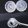 100 Pcs Eyelash Grafting Flower Cup, Lashes Fan Quick Blossom Cups, Lashes Fan Glue Cups, Lashes Fan Blossom Cups for Eyelash Grafting, Nail Art,Quick Volume Lash, Glue Holder and Lash Organizer Tool