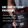 GNC AMP Men’s Ripped Vitapak Program, 4 in 1 Product Vitamin Pack, Metabolism & Lean Muscle Tone, Burn Calories, Water Shedding, Adult Multivitamin, Caffeine, CLA, Proven Ingredients, 30-Day Supply