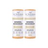 J&L Naturals Mineral Deodorant | Baking Soda-Free, 100% Natural, Sustainable Skin Care | Sensitive Deodorant For Women & Men | Aluminum Free, Vegan, Cruelty-Free (Bergamot & Vanilla, 3 Oz (Pack of 2))