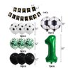 Soccer Birthday Party Decorations Kids Boys Girls Soccer Ball Themed 7 Year Children's Birthday Decoration Number 7 Balloon Garland, Soccer foil Balloon, Green Balloon Soccer Themed Celebration
