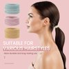 50PCS Women Elastic Hair Tie, Simplicity Thread Ponytail Holders Hair Bands For Girls, 5 Colors No Damage Hair Accessories For Thin and Thick Hair/Pony Tails…