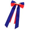 Boderier 4th of July Hair Bows for Women Red White Blue Hair Bow Clips Jeweled Star Patriotic Ribbon Hair Clips Independence Day Hair Accessories Fourth of July Party Favors