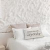 Knibeo Give It to God and Go to Sleep, Decorative Pillows Cover for Bed, Throw Pillows Cover for Bed, 12x20 Inch Pillow Case, Decorative Bed Pillows Cover for Bedroom(12x20, Cream-Coloured)
