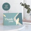 Rileys Thank You Cards with Envelopes | 50-Count, Gold Foil - Blank Note Cards, Thank You Notes, Blank Cards with Envelopes, Thank You Wish Cards, Wedding, Graduation, Baby Shower (Sage Green)