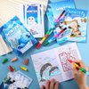 BenLouis 60 Pcs Winter Mini Coloring Books Kids Polar Animals Penguin Party Favors Activity Books Bulk for Kids Winter Birthday Theme Holiday Party Goodie Bag Gift Stuffer Classroom Travel Supplies