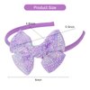 CIEHER Bow Headbands for Girls, Sparkling Rhinestone Bow Hairbands for Girls Bow Hair Accessories Girls Costume Accessories