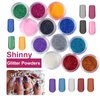 Nail Kit Set Professional Acrylic with Everything, 12 Glitter Acrylic Powder Kit Nail Art Tips Nail Art Decoration, DIY Nail Art Tool Nail Supplies Acrylic Nail Kit for Beginners (Beginners)