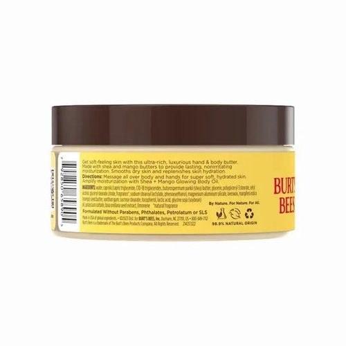 BURTS BEES Shea & Mango Hand & Body Butter, 6.5 OZ