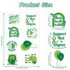 24 Sheet Motivational Mental Health Temporary Tattoos, Green Mental Health Awareness Tattoos, Inspirational Mental Health Stickers Mental Health Awareness Items for Gifting Event Rewards Lecture Party