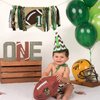 Football First Birthday Party Decorations,First Year Down Football Highchair Banner for Baby Boy Girl 1st Birthday Football Sports Theme Party Decorations Supplies.