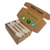 Bless-International (Pack Of 100) Eco-Friendly-Spoons-100%-Organic Natural-Durable-Wooden-Cutlery Heavy-Duty-Premium-Disposable For-Parties-Picnics-Big-Event-Daily-Use Heat-Resistant-&-BPA-Free-6"