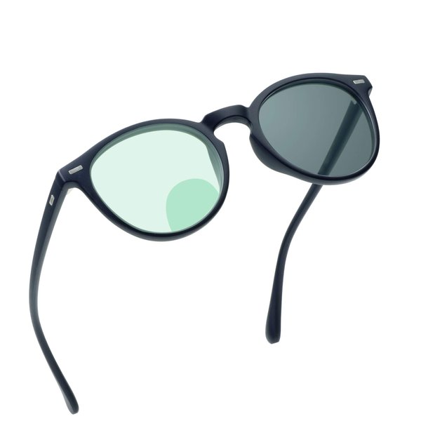 YEIN Bifocal Reading Glasses, Photochromic Gray Sunglasses, 0.00/+1.75 Magnification for Men/Women