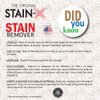 Stain-X Cleaner | Effective Stain Remover for Laundry, Carpet, Clothing, Upholstery and Other Washable Fabrics (8 oz)