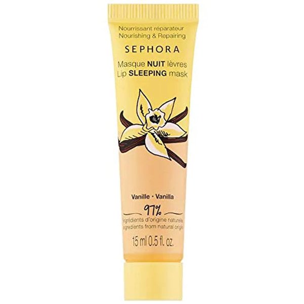 Sephora Lip Sleeping Mask - Vanilla (overnight lip mask nourished lips)