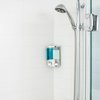 Better Living Products Duo Shower Dispenser 2, Shampoo and Soap Dispenser, 2 x 10.5 fl. oz. Chrome, 4.75" x 3.13" 7.75"