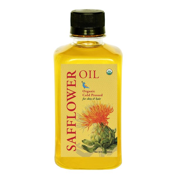 DAANA Safflower Oil for Skin: Certified USDA Organic, Extra Virgin, Cold Pressed (12 Fl Oz)