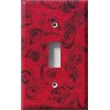 SnazzySwitch Red Roses Decorative Light Switch Cover - Single Toggle Wall Plate