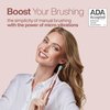 Aquasonic Icon ADA-Accepted Rechargeable Toothbrush | Magnetic Holder & Slim Travel Case | 2 Brushing Modes & Smart Timers | Modern & Convenient (Blush)