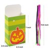 JOYIN Halloween Candy Bags Treat Boxes-12 Pieces Halloween Paper Bags Trick or Treat Halloween Sweet Goodie Bags with Ribbon, Halloween Party Favors Gift Bags