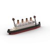 MIKEMENG 117pcs MOC Building Blocks Titanic Break Toy Bricks Building Set Classic Toy Bricks,STEM Gift Toys for Kids Boys Girls