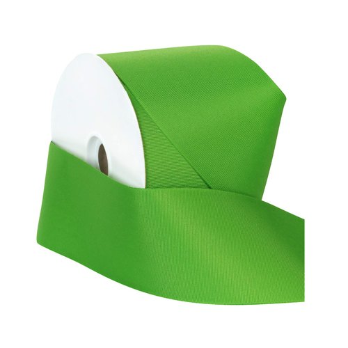 Berwick Offray 3" Grosgrain Ribbon, Apple Green, 50 Yards