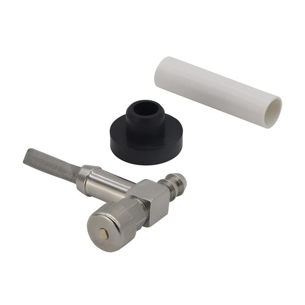 YESHINDA 1/4" Fuel Gas Tank Grommet and Shut Off Valve Compatible for Coleman Craftsman Generac Generator 33/64" Fuel Tank Hole Replace Part Number 751-0171,735-0149