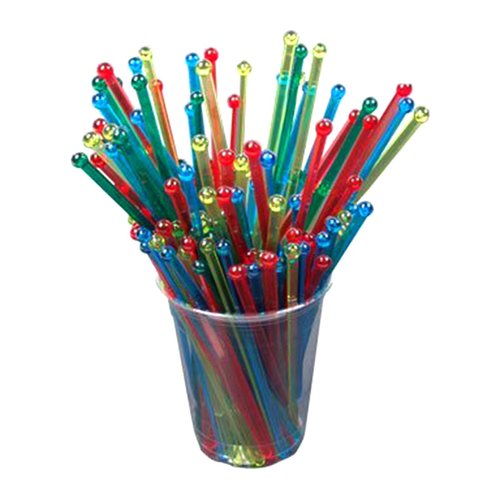 BarConic Ball Head Stirrers - Assorted (Bag of 500)