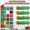 DE'LANCI Christmas Makeup Palette,18 Colors Highly Pigmented Multichrome Red Green Eyeshadow Pallet,Matte Shimmer Eye Shadow, Red Green Gold Fine Pressed Glitter Shades for Face Body | Grinch Makeup