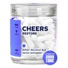 Cheers Restore | Supplement with DHM + L-Cysteine | Feel Better After Drinking & Support Your Liver | 12 Doses | Dihydromyricetin, Cysteine, Milk Thistle, Prickly Pear, B-Vitamins, Ginger