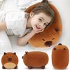 Capybara Plush Stuffed Animal-16'' Capybara Plush Toy, Capybara Plush Pillow, Cute Soft Plush Capybara Plushie Stuffed Toys, Capybara Plush Pillows Toy Decoration Doll Gift for Kids Girls Boys