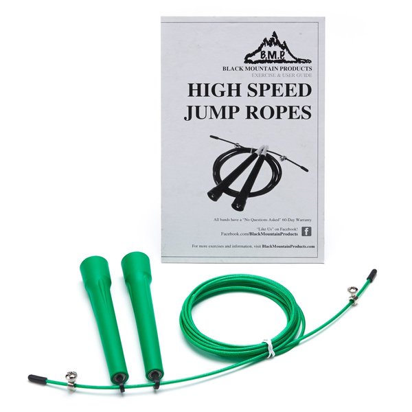 Black Mountain Products Speed Jump Rope Cable, Green