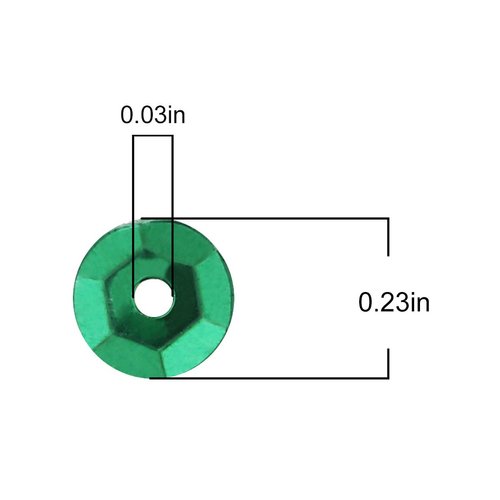 9460 PCS Cup Sequins, Bulk Mixed Colors Loose Sequins for Crafts Sequins and Spangles for DIY Making 6MM, 110 Gram