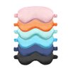 EleCharm Silk Satin Eye Mask Color Assorted 6-Pack Smooth Sleeping Mask Eye Shade
