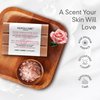 Olivia Care Exfoliating Bar Soap With Rose Himalayan Salt Natural & Organic - Infused w/Oatmeal & Rose Essential Geranium Oil - Moisturize, Detoxify, Hydrate - 3 X 5 OZ