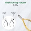 NGHIA Premium Cuticle Nipper - D-05V Jaw 14 (Stainless Steel) - Professional Nail Tools