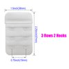 LeonHien Women's Bra Extenders 2 Hook/3 Hook/4 Hook/5 Hook, Soft and Comfortable Bra Strap Extension (Bra Extender 2 Hook Black/Beige/White)