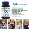 Dr. Schulze's Easy GO Bowel Mover - Formulated Gentle Laxative, Colon Toner & Stool Softener | 100% Plant Natural Bowel Cleanse - Promotes Regular & Complete Bowel Movements - 50 Count Vegan