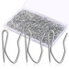 Metal Curtain Hooks, 200PCS Drapery Hook Pins Stainless Steel Pin-on Hooks for Window Curtain, Shower Curtain, Door Curtain