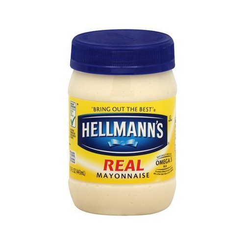 Hellmann's, Real Mayonnaise, 15-Ounce Jar (Pack of 2)2