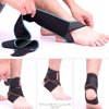 Candy Li Ankle Support,Adjustable Ankle Brace Breathable Nylon Material Super Elastic and Comfortable,1 Size Fits all, Suitable for Sports (gray 1)