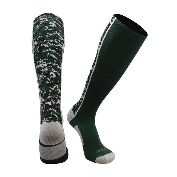 TCK Digital Camo OTC Socks (Dark Green, Medium)