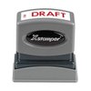 SHACHIHATA INC Draft-Inch Ink Stamp, 1/2 x 1-5/8 Inches, Red Ink (XST1360)