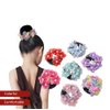 4PCS Girls Ballet Bun Covers Flower with Pearl Shaped Dance Snood Hair Net Accessories Mesh String Bobbles Elastic Band for Dancers Skating